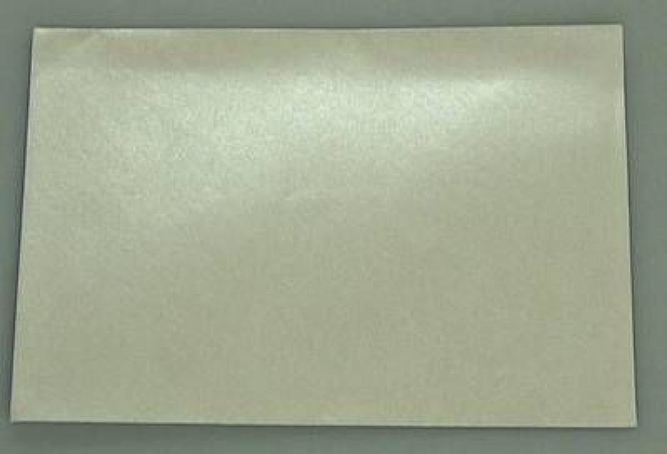 Umschlag passend zu Grußkarte 10,2 x 15,2 cm silber