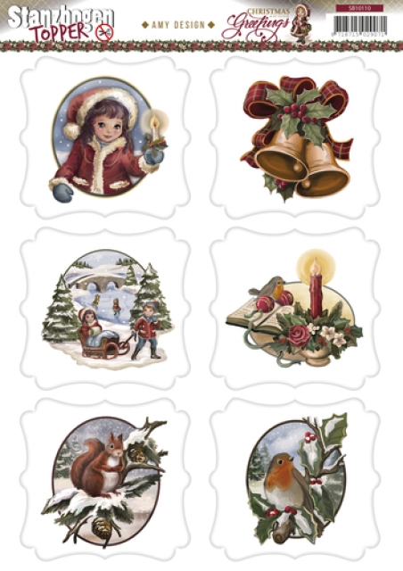 Amy Design Topper Christmas Greetings