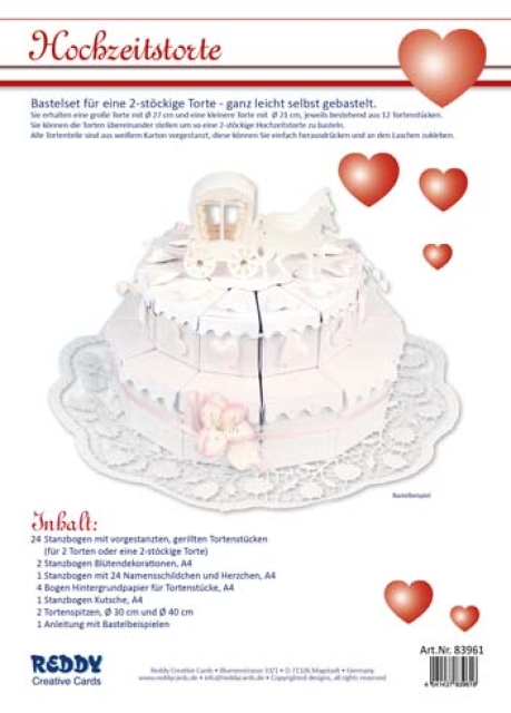 Reddy Cards Festliche Torten Hochzeit