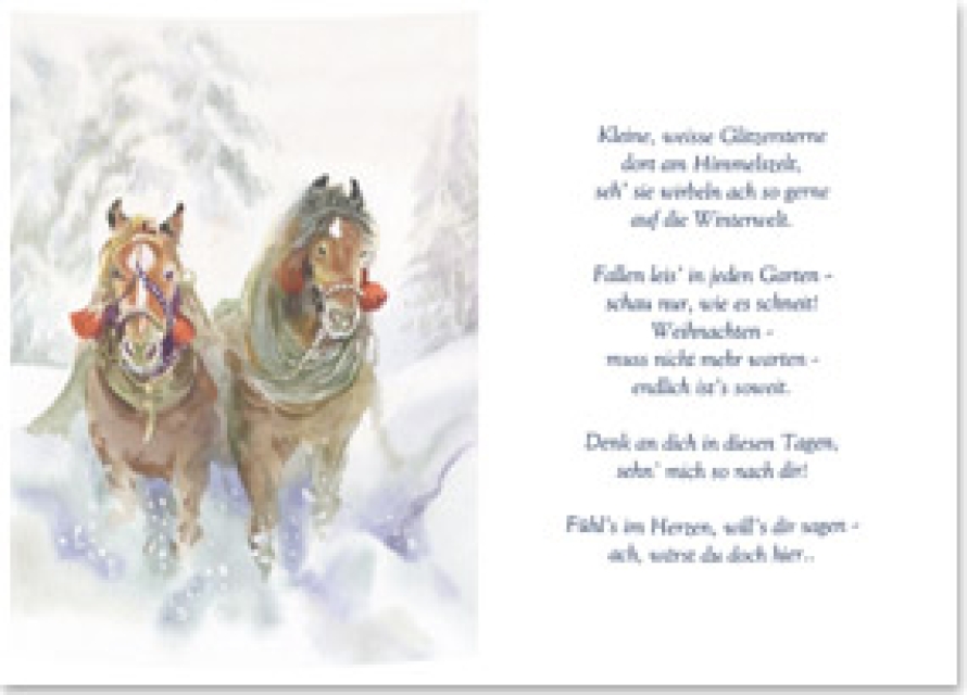Reddy Cards Transparentpapier,  A5, Gedichte, Weihnachten 2