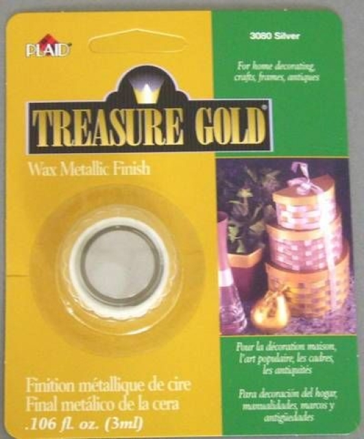 Treasure Gold Wax Metallic Finish silber 3 ml