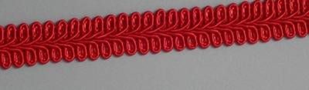 Posamentenborte 13 mm rot je Meter
