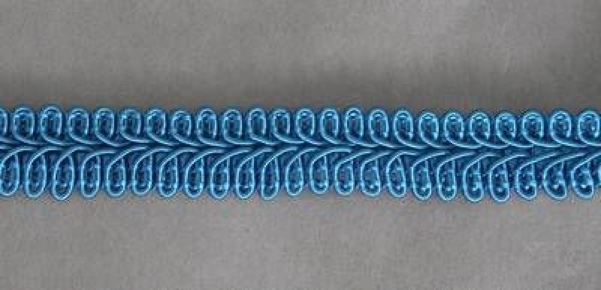Posamentenborte 13 mm jeansblau je Meter
