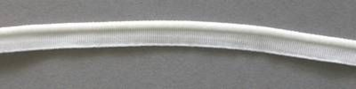 Stretch Paspel je Meter 10 mm weiss