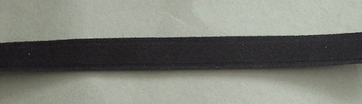 Tunnelband für Miederstäbe schwarz 1,5 cm breit pro Meter