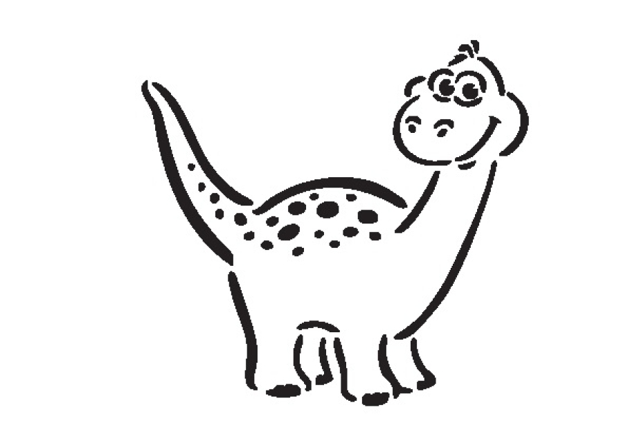 VIVA Decor Universalschablone Dino Pocky
