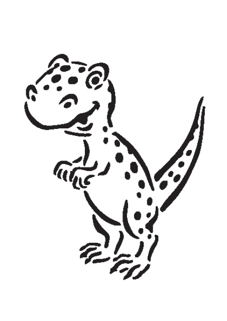 VIVA Decor Universalschablone Dino Sam
