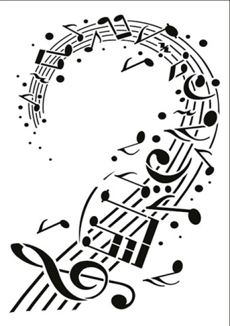 VIVA Decor Universalschablone A3 Musik