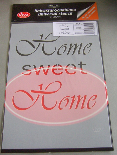 VIVA Decor Universalschablone "Home sweet Home"