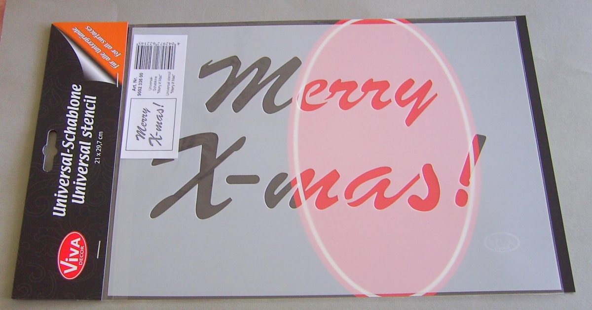 VIVA Decor Universalschablone "Merry X-Mas"