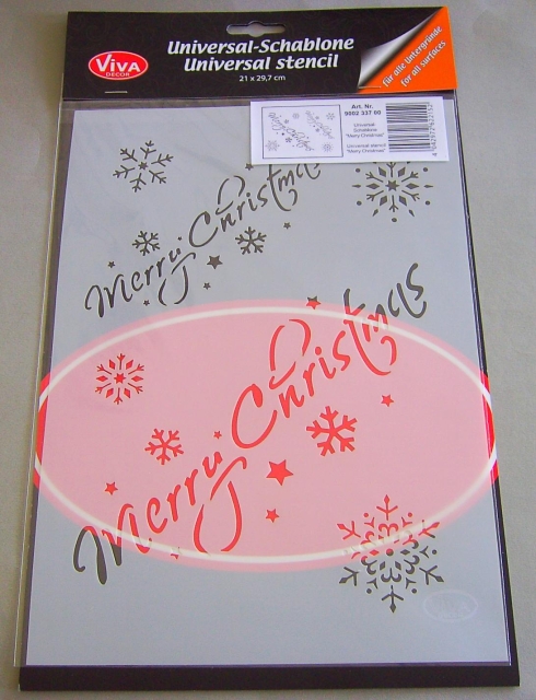VIVA Decor Universalschablone "Merry Christmas"