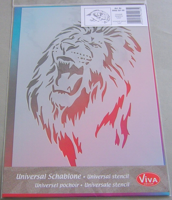 VIVA Decor Universalschablonen A4 Löwe