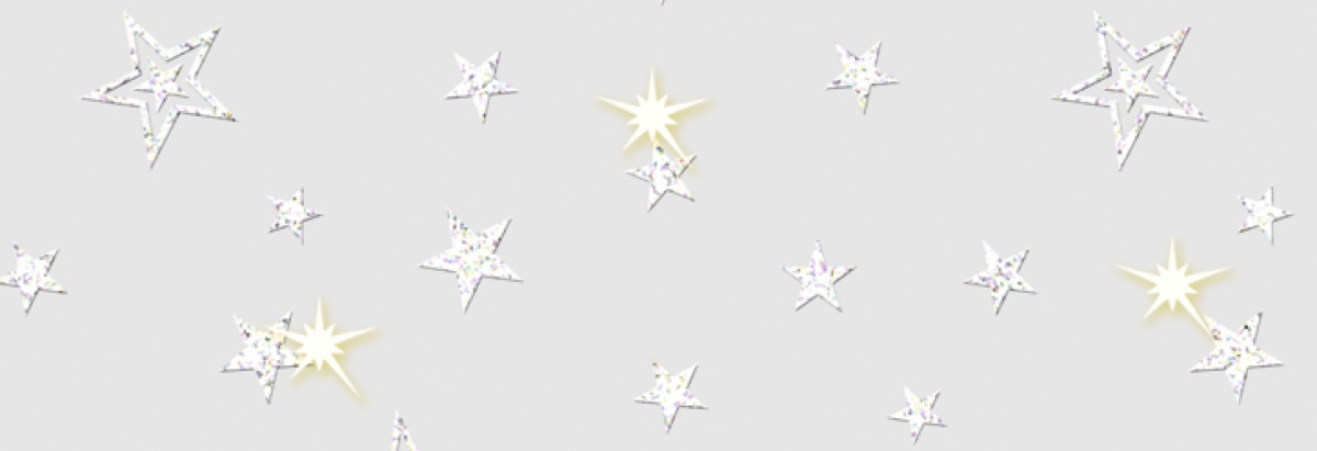 URSUS Transparentpapier A4 White Line Glitter Motiv Sterne pro Blatt