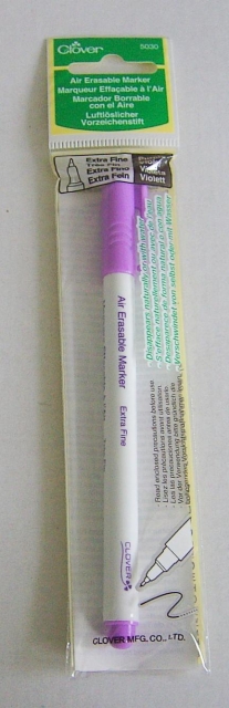 Clover Luftlöslicher Vorzeichenstift extra fein, violett