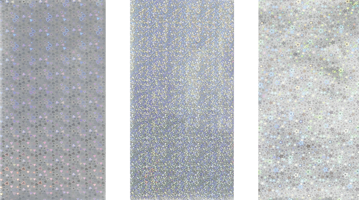 Knorr Prandel Wachsplattensortiment Sortierung Hologramm silber