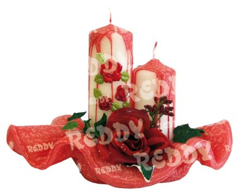 Reddy Cards Wachsschale rot
