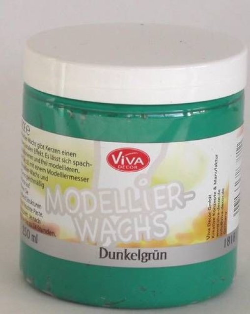 VIVA Modellierwachs 250 ml dunkelgrün