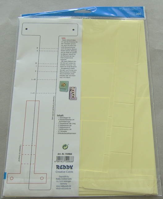 Reddy Cards Dufex Stanzbogen Set für Wasserfallkarten Motiv Schmetterlinge
