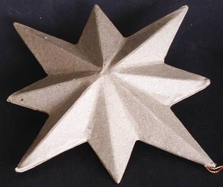 Stern 8strahlig mit Hänger 14,5cm