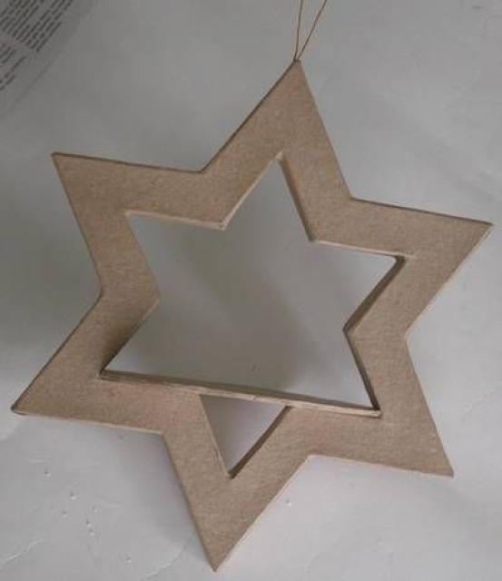 Sternrahmen mit Stand 25 cm