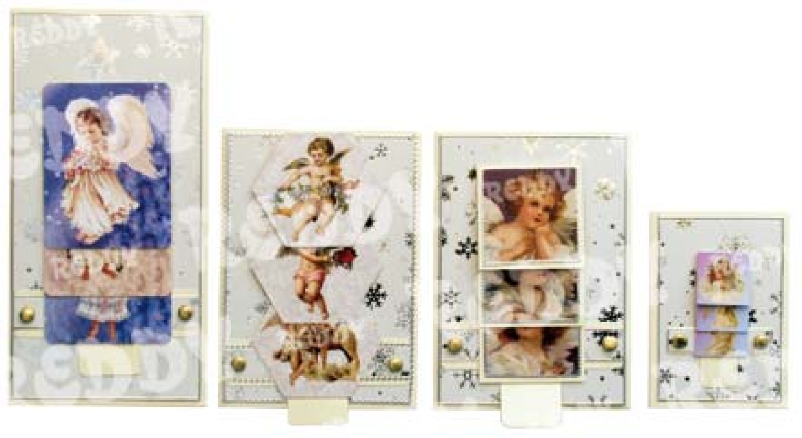 Reddy Cards Bastelpackung Wasserfallkarten, Engel