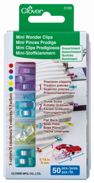 Clover Mini Wonder Clips Stoffklammern