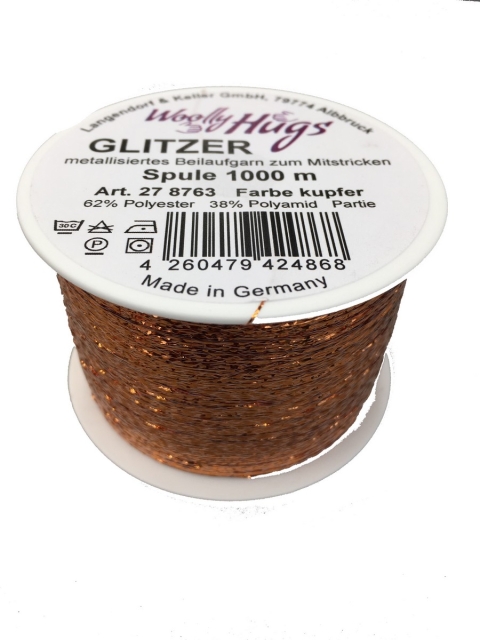 Woolly Hugs Glitzer Kupfer