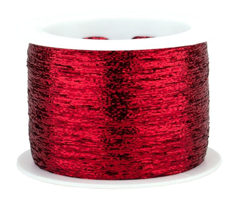Woolly Hugs Glitzer Beilaufgarn Rot