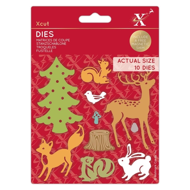Xcut Die Stanzschablone Woodland Animals