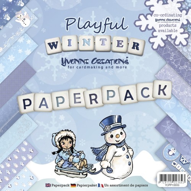 Yvonne Creations Paperpack Playful Winter