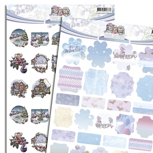 Yvonne Creations Colorful Christmas Minis