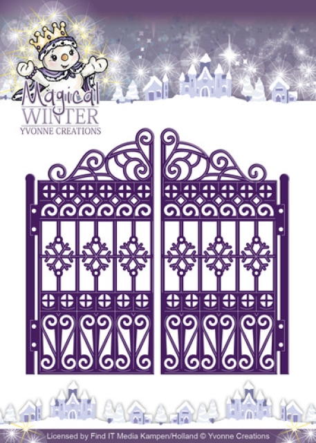 Yvonne Creations Stanzschablone Magical Winter Gate