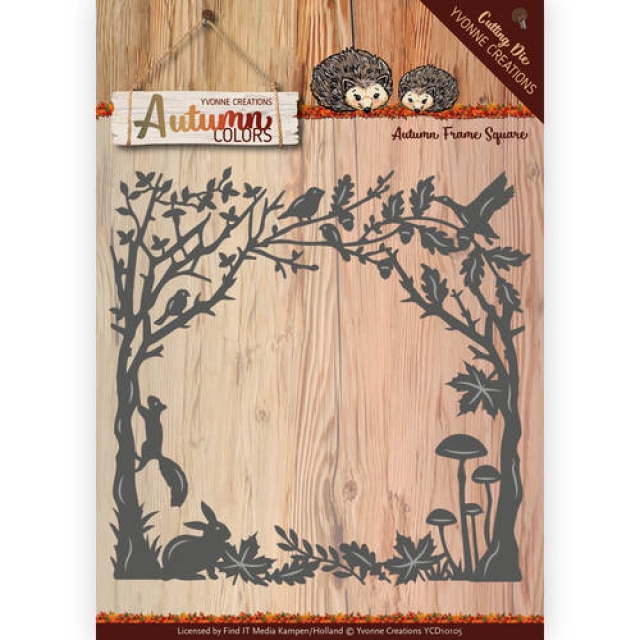 Yvonne Creations Die Autumn Colors Frame Square