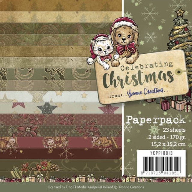 Yvonne Creations Paperpack Celebrating Christmas