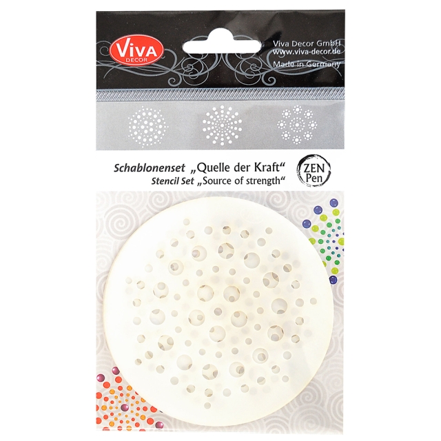 Zen-Pen Schablonen-Set 3-teilig Quelle der Kraft