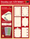 Set aus 6 Kartenauflegern BASIC