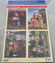 Reddy Cards 3D-Bogen Hummel Stanzbogenset "Der Schulschwänzer",..