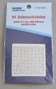 Reddy 81 Schmucksteinchen, selbstklebend, rund, groß