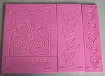 Reddy Cards Set Prägeboard Bookafleur 3 Teile