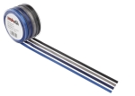 Hobbyfun Satinband 6 mm breit pro Meter grau