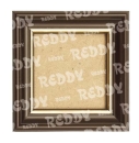 Reddy Cards Mini-Bilderrahmen dunkelbraun mit Goldrand