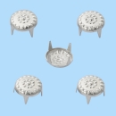 Schmuck-Nieten V 9 mm silberfarben