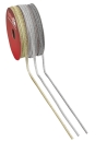 Metallic-Borte pro Meter silber
