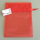 Gütermann Organzasäckchen 10 x 8 cm hellrot
