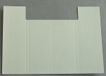 Paraventkarte mit Hintergrundkarte elfenbein