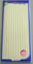 Stickerbogen 10 x 23 cm Aufkleber Flitter Transparent Rand gerade Gold