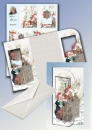 Reddy Bastelset Pyramiden-Faltkarten 3D Weihnachtlich Weihnachtsclowns