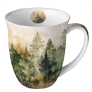Ambiente Mug Tasse 0,4 l Evergreen Trees