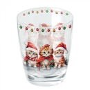 Ambiente Wasser Glas 0,25 l Funny Cute Kittens