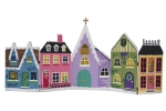 Craft Buddy CA-SCKT8 Crystal Art Foldable Village Scene